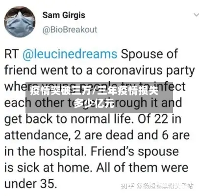 疫情突破三万/三年疫情损失多少亿元