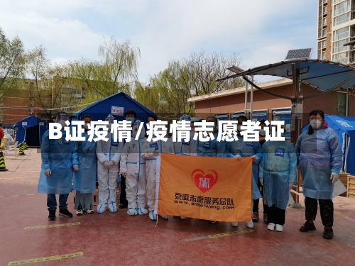 B证疫情/疫情志愿者证