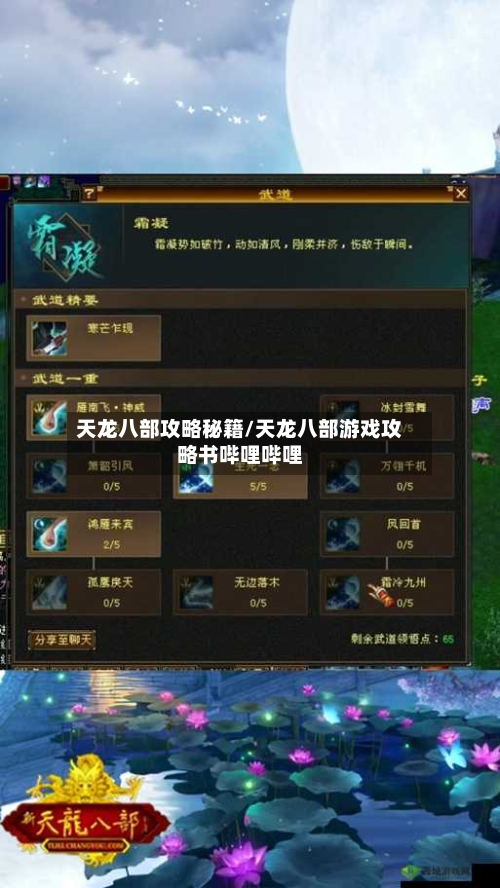 天龙八部攻略秘籍/天龙八部游戏攻略书哔哩哔哩