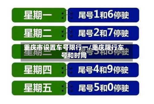 重庆市设置车号限行一/重庆限行车号和时间