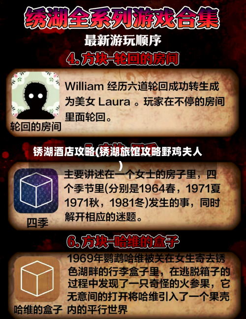 锈湖酒店攻略(锈湖旅馆攻略野鸡夫人)-第2张图片