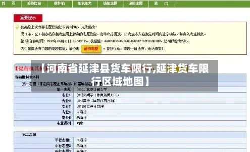 【河南省延津县货车限行,延津货车限行区域地图】-第2张图片